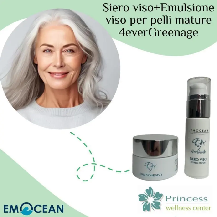 #SIEROVISO #emocean  Siero viso lamellare a base di acido ialuronico a tre diversi pesi molecolari, ceramidi e due estratti di alga bruna. Ottimo alleato per prevenire e combattere i segni dell'invecchiamento.  #EMULSIONEVISO  Emulsione viso dalla texture setosa e avvolgente. L'Alga Padin Pavonica associata all'Acido ialuronico e ai Ceramidi assicura una idratazione profonda, la protezione dagli stress osmotici ambientali e dai radicali liberi Grazie ai Peptidi, aiuta a stimolare la produzione di collagene, la sintesi elastina e riduce le rughe con un effetto Bolox-like. | Centro Estetico Wellness Nocera